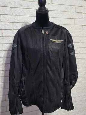 Joe Rocket Honda Gold Wing Diva 1 Xl Mesh Motorcycle Jacket Black